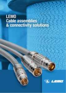 新製品パンフレット：LEMOケーブルアセンブリと接続ソリューション